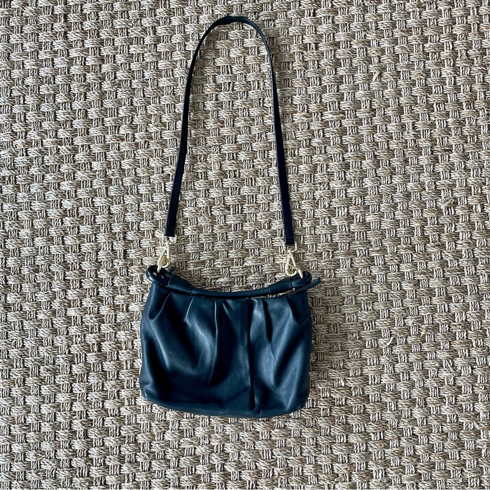 & Other Stories 100% Leather Crossbody Bag with Gold details
